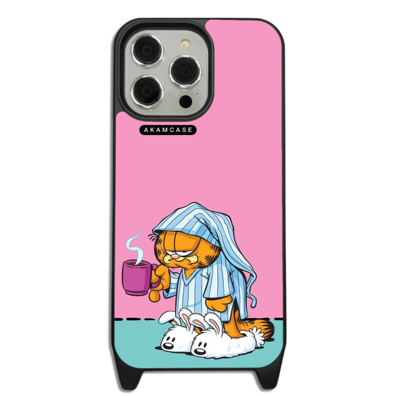 کاور آکام مدل AMC-WLA14PROMAX-GARFIELD14 مناسب برای گوشی موبایل اپل iPhone 14 Pro Max