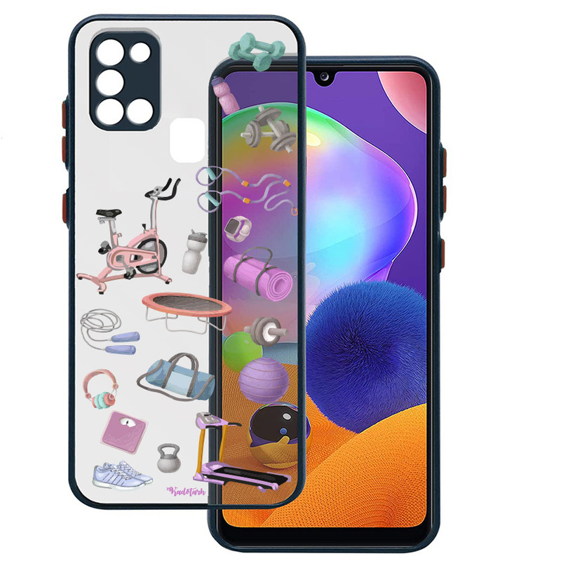کاور مدل Fitness Black Bumper مناسب برای گوشی موبایل سامسونگ Galaxy A21s