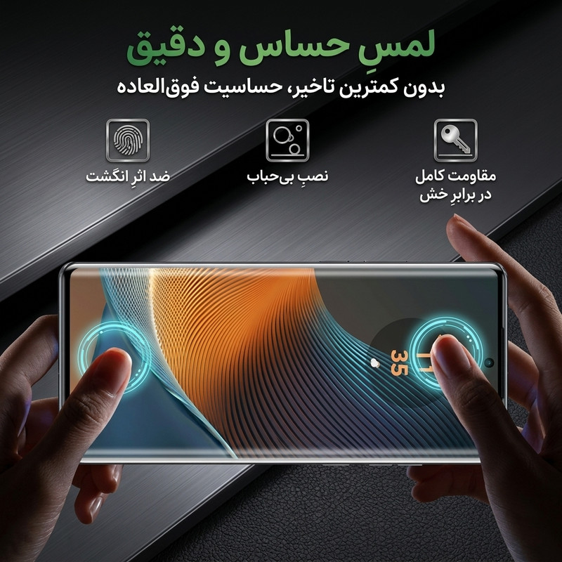 محافظ صفحه نمایش ال کا جی مدل FUEG-LK مناسب برای گوشی موبایل شیائومی Redmi Note 15 4G