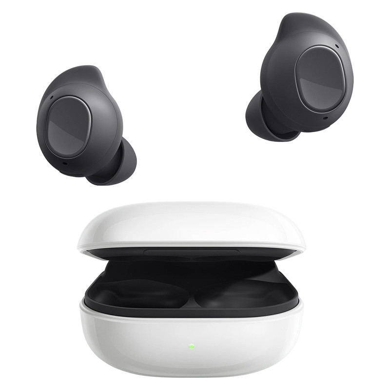 هدفون بلوتوثی سامسونگ مدل Galaxy Buds FE با نویز کنسلینگ فعال (ANC)، درگاه شارژ USB Type-C، دارای میکروفون دوگانه، مقاوم در برابر رطوبت و عرق