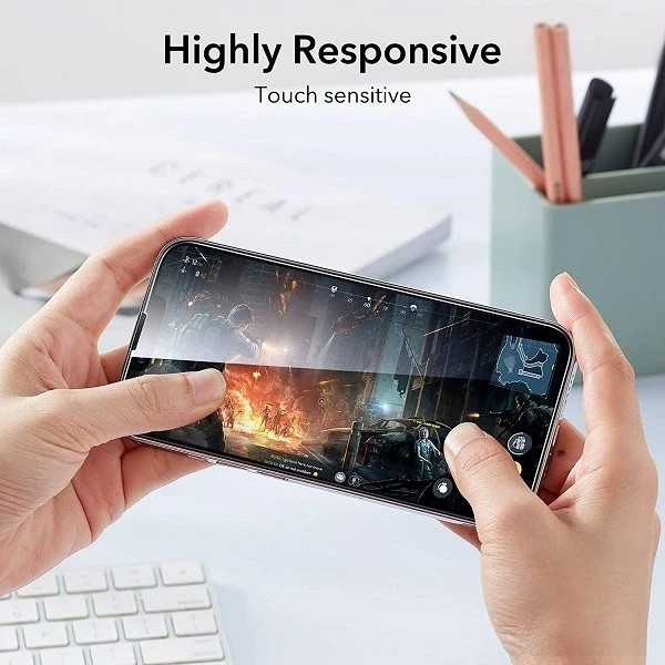 محافظ صفحه نمایش ال کا جی مدل بی حاشیه مناسب برای گوشی موبایل سامسونگ Galaxy S24 Ultra