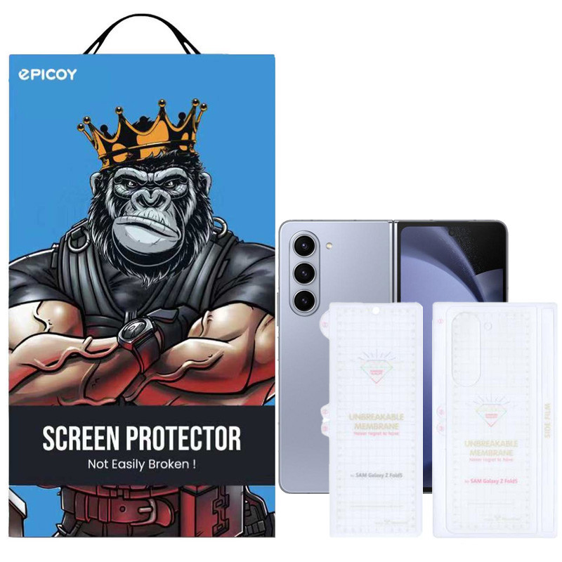 محافظ صفحه نمایش اپیکوی مدل Hydrogel مناسب برای گوشی موبایل سامسونگ Galaxy Z Fold 5 به همراه محافظ پشت گوشی