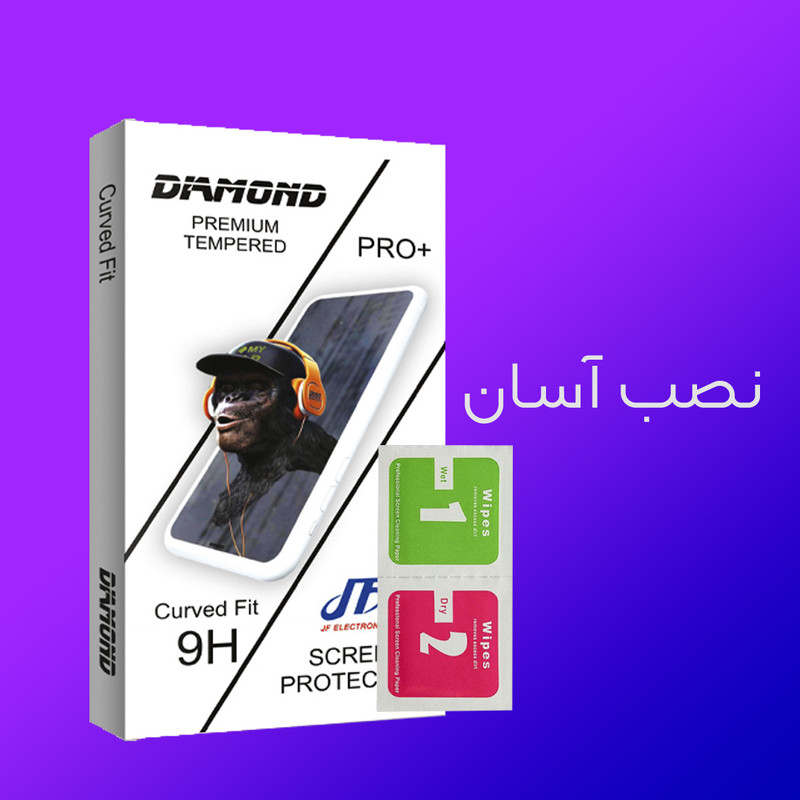 محافظ صفحه نمایش سرامیکی جی اف مدل Diamond مناسب برای گوشی موبایل سامسونگ Galaxy A6 (2018)