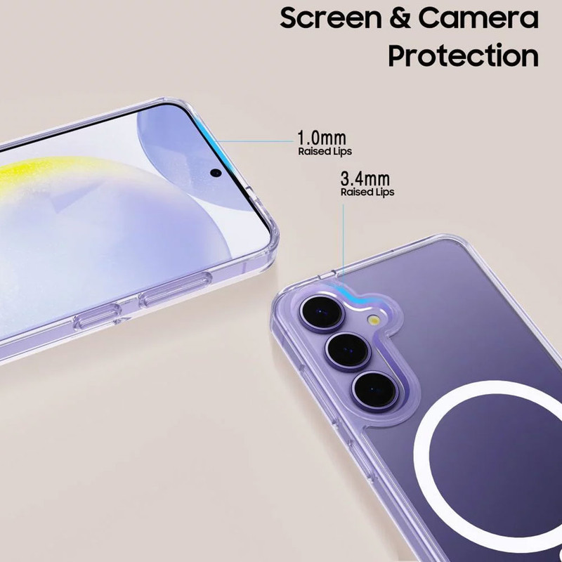 کاور مسیر مدل Clear Magnetic MGsafe مناسب برای گوشی موبایل سامسونگ Galaxy A56