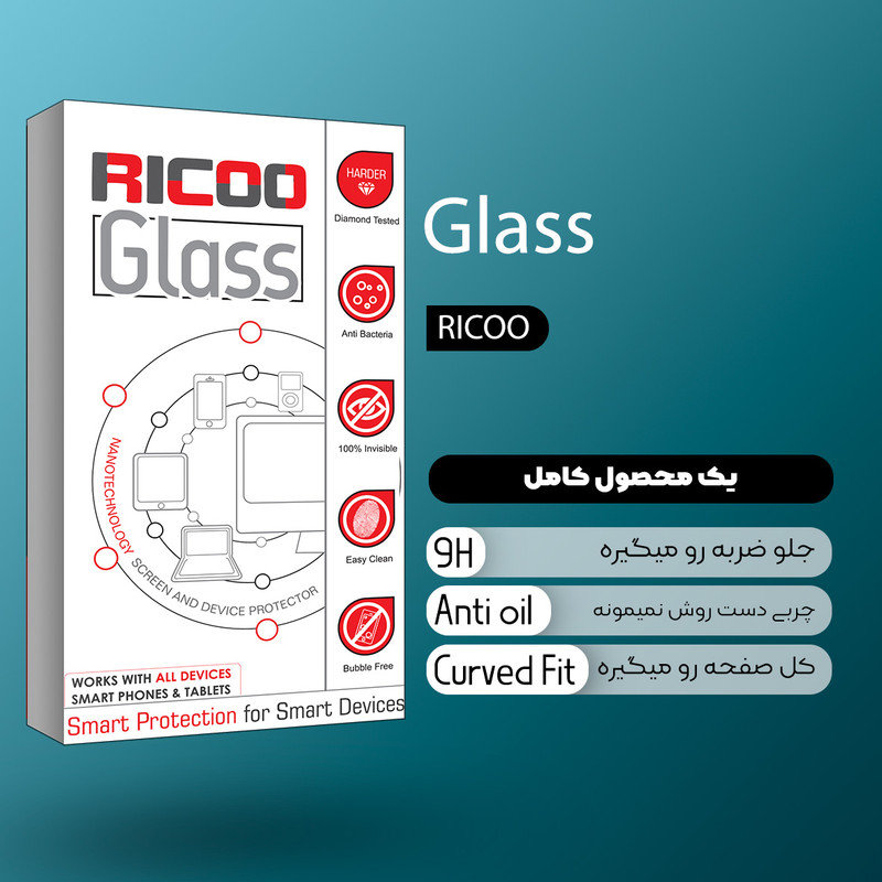 محافظ صفحه نمایش ریکو مدل RC مناسب برای گوشی موبایل شیائومی 12T Pro