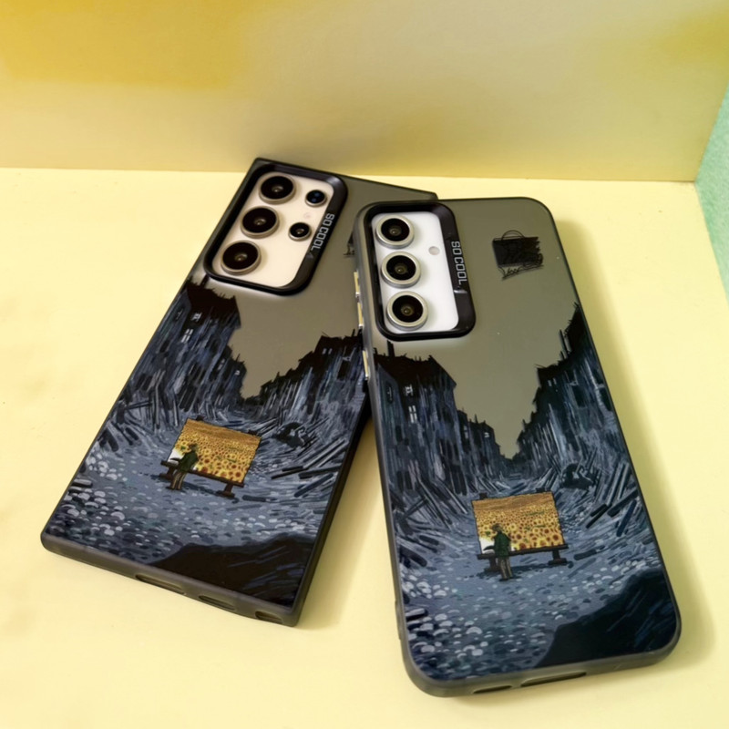 کاور مدل so cool طرح هنر ون گوگ مناسب برای گوشی موبایل سامسونگ Galaxy A56