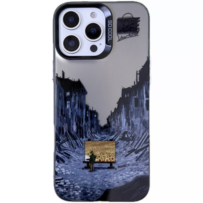 کاور مدل so cool طرح هنر ون گوگ مناسب برای گوشی موبایل اپل iphone 16 pro