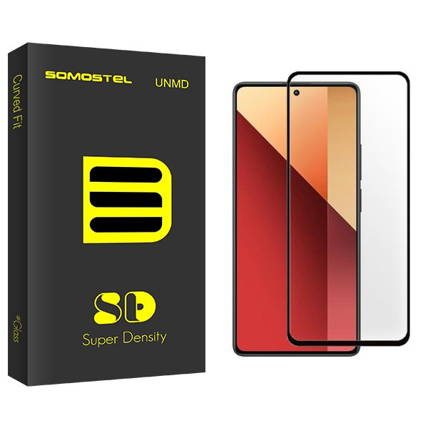 محافظ صفحه نمایش شیشه ای سوماستل مدل SD FullGlue مناسب برای گوشی موبایل شیائومی Redmi Note 13 4G