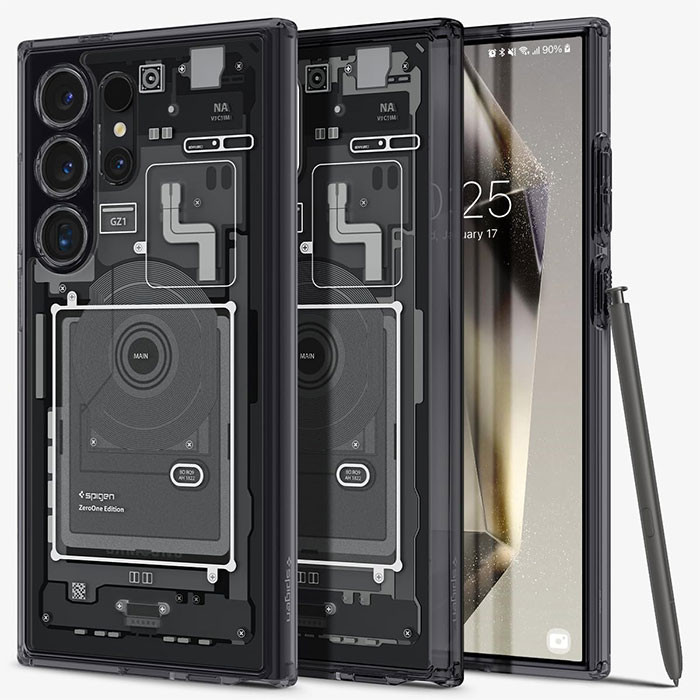 کاور قاب تک اسپیگن مدل SPIGEN مناسب برای گوشی موبایل سامسونگ Galaxy S24 Ultra