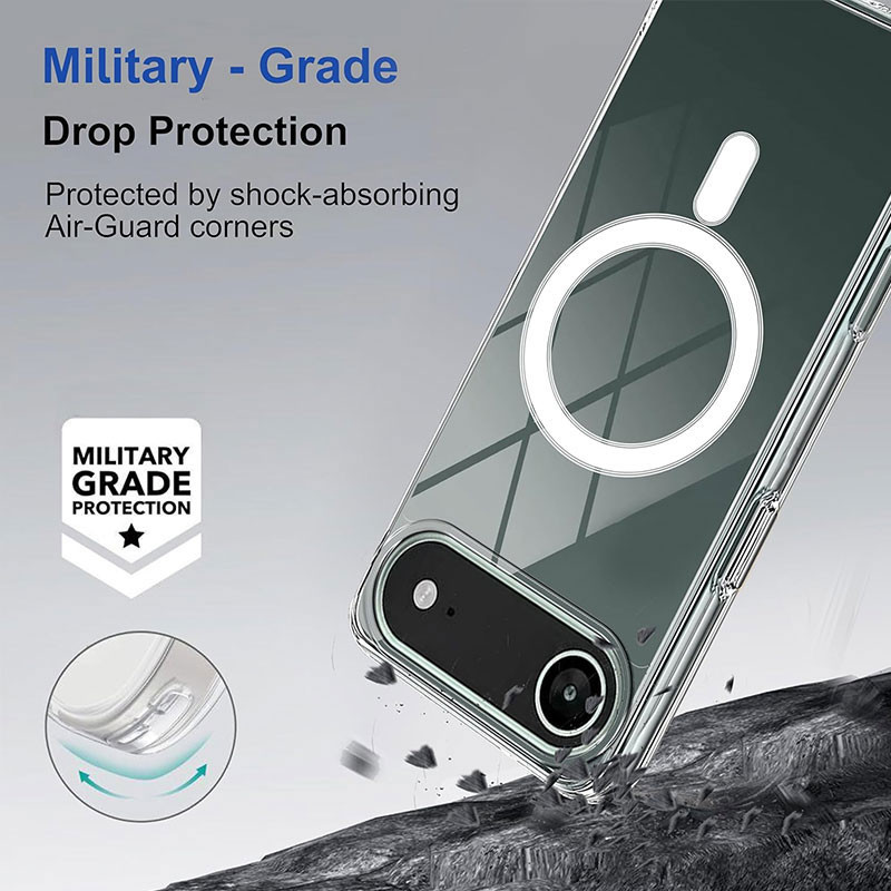 کاور مسیر مدل Total Protect مناسب برای گوشی موبایل اپل iPhone 17 Air به همراه محافظ صفحه نمایش و محافظ لنز
