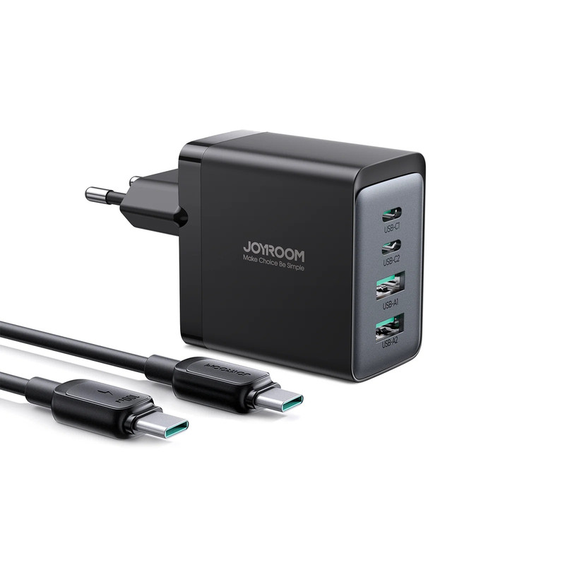 شارژر دیواری 67 وات جوی روم مدل TCG02 EU به همراه کابل USB-C