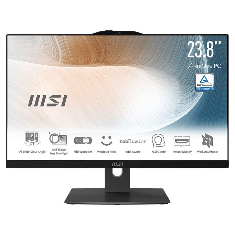 کامپیوتر همه کاره 23.8 اینچ ام اس آی مدل AM242P 12M-i3 8GB 500GB Iris Xe