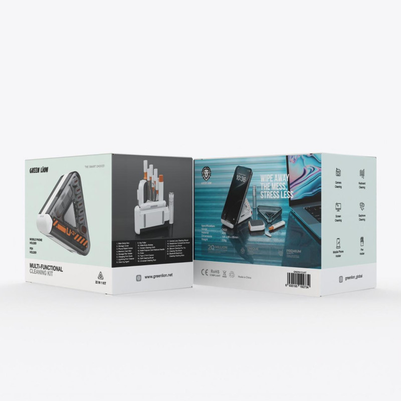 کیت تمیزکننده گرین لاین مدل Multi-Functional Cleaning Kit 22 in 1