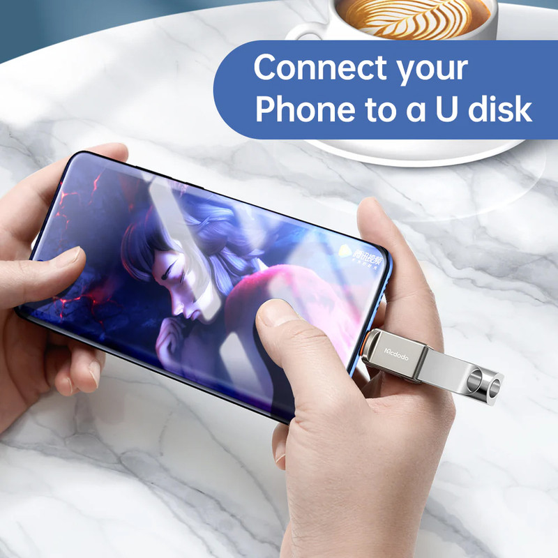 مبدل OTG USB-C مک دودو مدل OT-8730