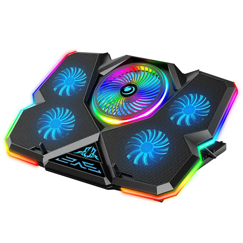 پایه خنک کننده لپ تاپ گیمینگ کول کلد مدل RGB 5FAN