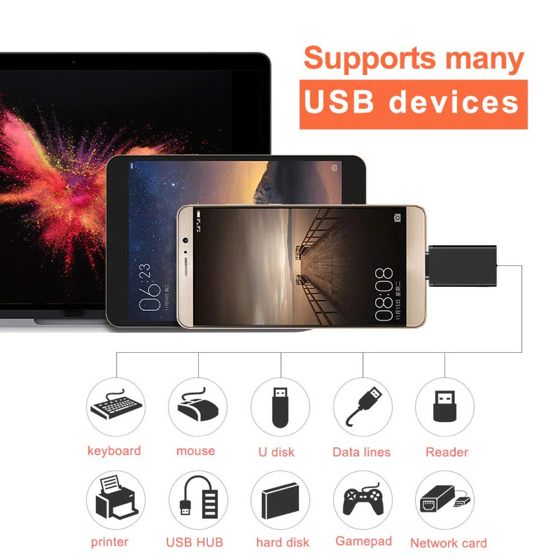 مبدل USB-C به USB OTG ریمکس مدل مونترال مجموعه 3 عددی