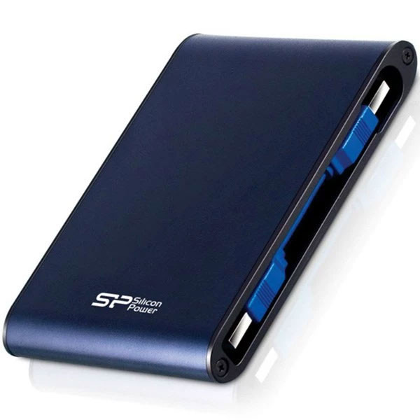 هارد اکسترنال سیلیکون پاور مدل Armor A80 ظرفیت یک ترابایت دارای رابط USB Type-A 3.2
